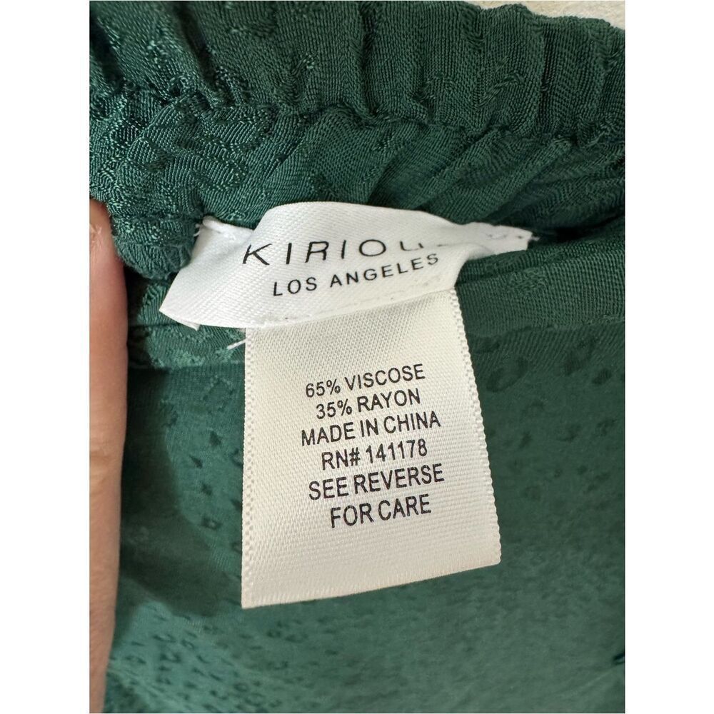 Midi Wrap Skirt in Emerald Green - Picture 3 of 5